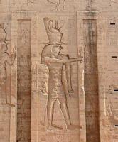 Рельєф Гора у храмі Едфу