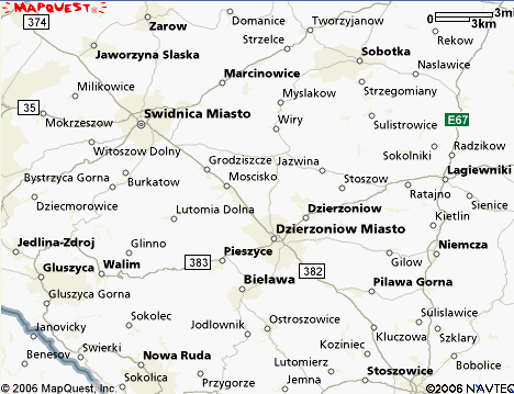 Карта Сілезького повстання 1844 р.