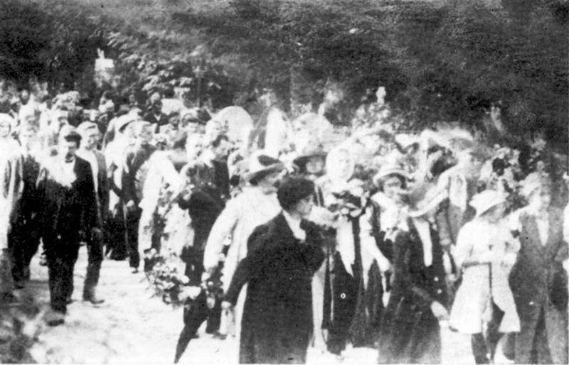 Похороны Леси Украинки. 1913 г. (4)