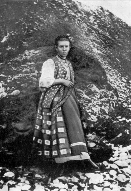 Lesja Ukrainka in Crimea. Photo 1897