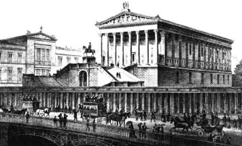 The building of the National Gallery…